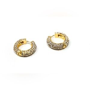 Elegant Gold and Silver Crystal Earrings Collection